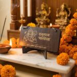 Premium Wooden Hanuman Chalisa Flip Book with Stand (1 Set) - Image 3