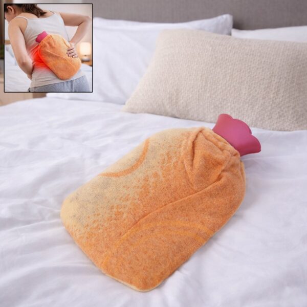 Reusable Hot Water Bag with Soft Fabric Cover