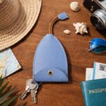 Compact Travel Key Holder Pouch with Wrist Strap