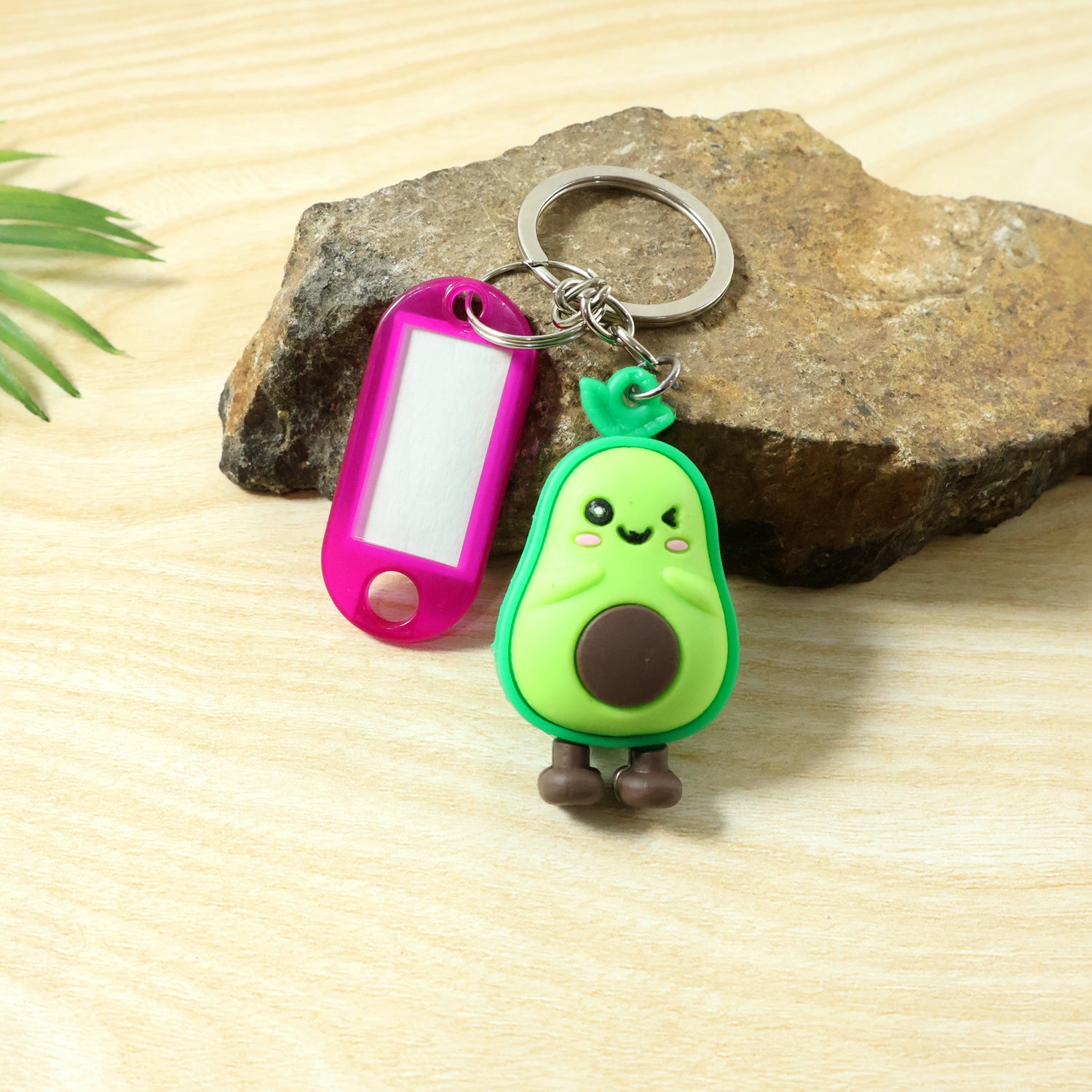 02_keychain_60a020fb-c873-46a8-b1d5-98ee21e25586.jpg Cute Cartoon Character Keychain with Label Tag Holder (1 Pc) - Image 1
