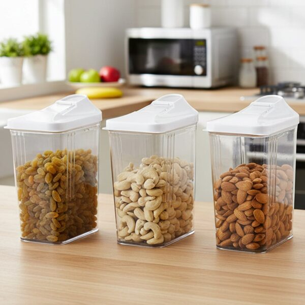 Easy Flow Airtight Storage Containers (3 Pc)