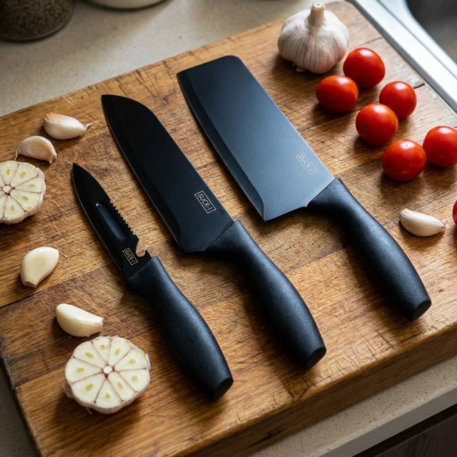 02_knife_0f3180ad-94a8-47a4-a629-8ec049e4b6c7.jpg 3-in-1 Professional Kitchen Knife Set (1 Set) - Image 1