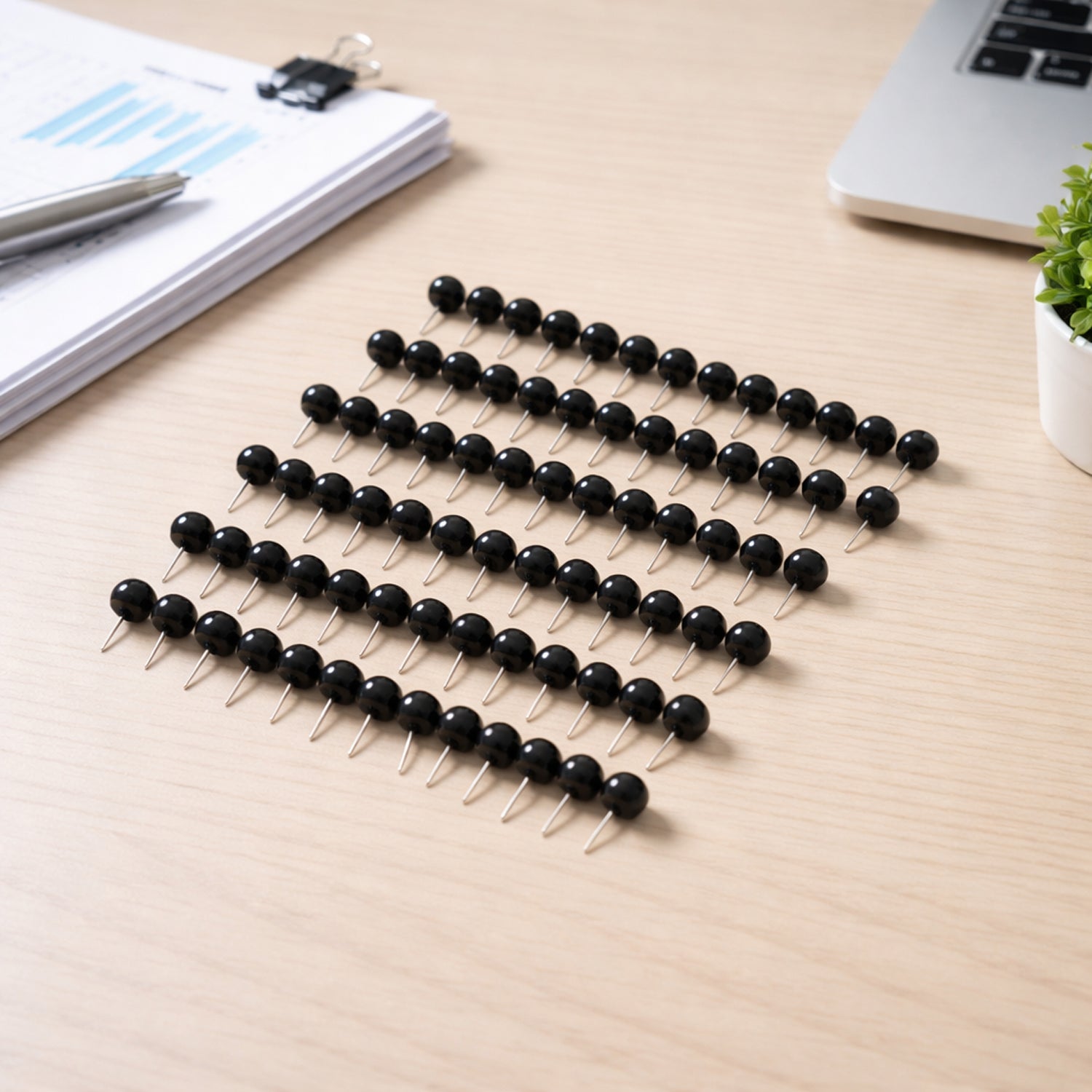 02_push-pin_ea0582c8-1ecc-40e5-a86e-c60271b72972.jpg 80 Piece Set of Round Head Push Pins for Notice Boards