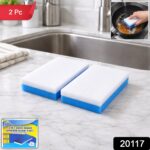 Dual Layer Cleaning Sponge Eraser Pads (2 Pc) - Image 2