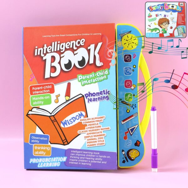 Interactive Intelligence Learning Book with Sound for Kids