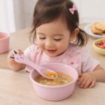 Premium Kids Feeding Bowl with Cute Spoon (1 Set, 240ML) - Image 3