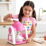 Manual Ice Crusher Machine (1 Set Pink Color) - Image 3