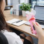 Cute Mini Handheld Fan (1 Pc, Mix Color & Design) - Image 3