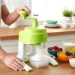 Manual Hand Crank Ice Crusher Snow Maker Machine (1 Set Mix Color) - Image 3