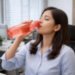 1000 ML (Approx) Plastic Hydra Flow Reusable Water Bottle with Glass - Image 3