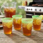 Reusable Plastic Drinking Tumblers - 4-Piece Transparent Water Cup Set - Image 5