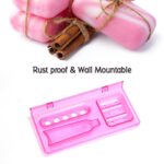 3-in-1 Glass Soap Dish for Bathroom Ware by Pure Source India - Image 5