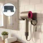 Wall-Mounted Hair Dryer Holder (1 Pc)
