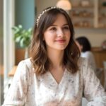 Premium Pearl & Crystal Embellished Hair Band (1 Pc) - Image 3