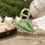 Elegant Floral Decorative Hair Claw Clip (1 Pc) - Image 4