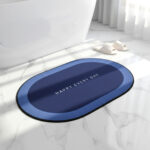 Anti slip Oval Mat, Super Absorbent Floor Mat, Bath Mat, Soft Carpet , bathmat - Image 8