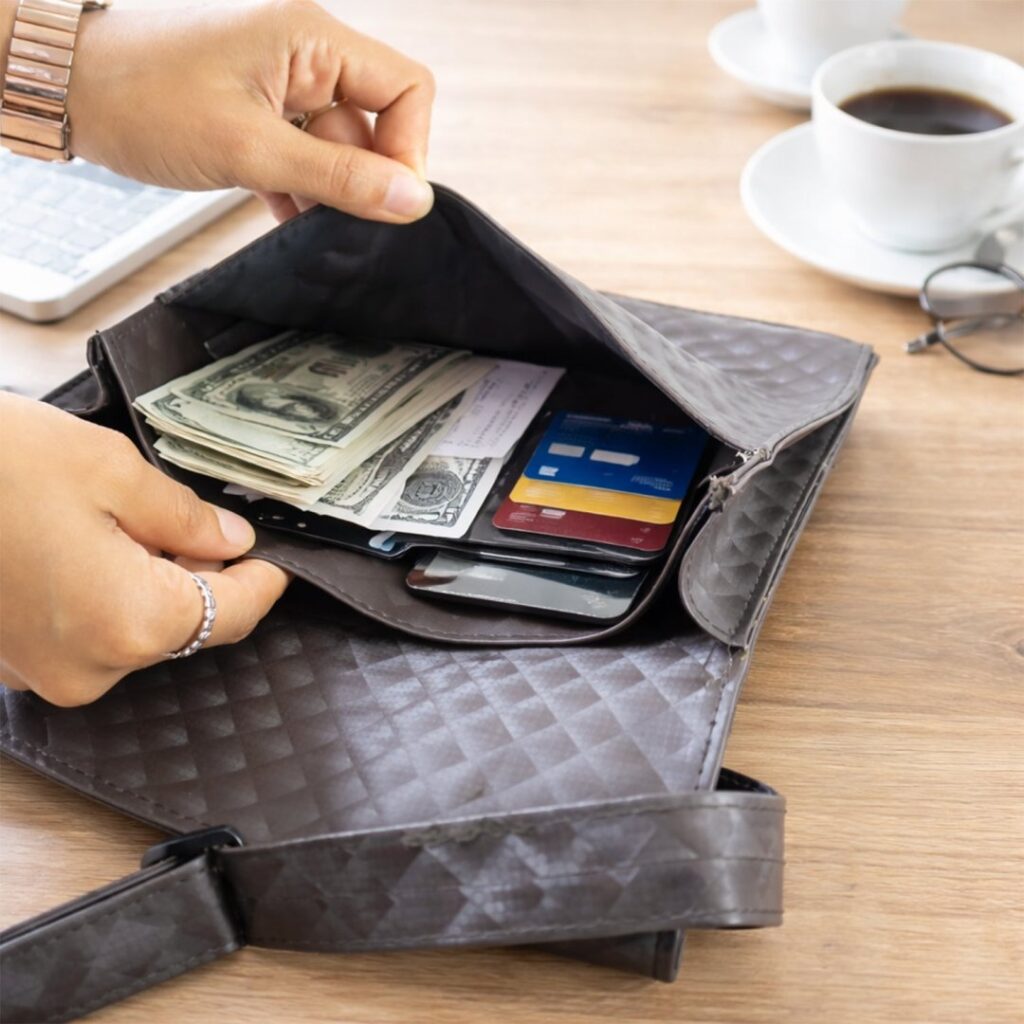 Quilted Crossbody Sling Bag with Adjustable Strap