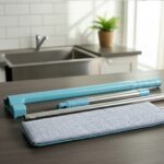 Flat Floor Cleaning Mop with Long Handle (1 Pc) - Image 7