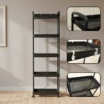 5 Layer Multipurpose Rolling Storage Rack (1 Pc) - Image 4