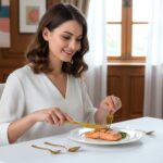 Stainless Steel Golden Cutlery Set with Pineapple Storage Stand (24 Pc Set) - Image 3