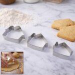 Stainless Steel House Shape Cookie Cutter Set