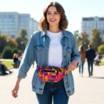 Stylish Printed Waist Bag (1 Pc) - Image 3