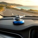 Solar Helicopter Car Dashboard Air Freshener Rotating Perfume Decor - Image 3