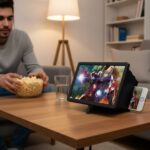 3D Mobile Screen Magnifier with Stand for Smartphone (1 Pc) - Image 3