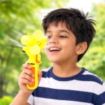 Hand Press Mini Portable Cartoon Fan Toy (1 PC, Mix Color & Design) - Image 4