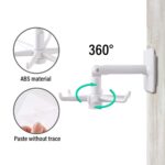 360° Rotating Folding Hook Self-Adhesive Waterproof Wall Mounted Hook - Image 7