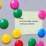 Pink Board Magnets Circular Plastic Buttons (1 Pc) - Image 3