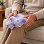 Floral Printed Soft Plush Hot Water Bag And Cover (19x12 Cm) - Image 3