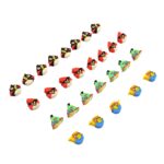 Colorful Novelty Eraser Set for Kids and Gifts (28 Pcs In 1 Packet) - Image 6