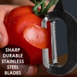 2-in-1 Double Julienne and Vegetable Peeler - Image 6