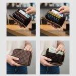 Zip Card Holder Wallet – Multi Card Organizer Case (1 Pc) - Image 3