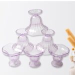 Crystal Plastic Ice-Cream Bowl Set – Serving Bowls (6 Pc) - Image 10