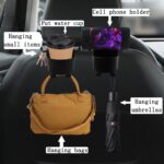 3-in-1 Car Headrest Backseat Organizer with Phone Holder & Hooks for Travel - Image 6