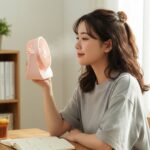 Plug and Play Silent Desktop Mini Fan with Adjustable Tilt Head (1 Pc) - Image 3