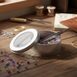 Round Metal Storage Tin Box with Transparent Window Lid (1 Pc, 9.5 x 9.5 Cm) - Image 5