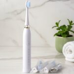 Rechargeable Electric Toothbrush White Color With 3 Extra head (1 Pc/ mix Color) - Image 7