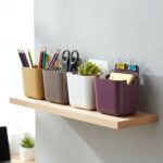 Multipurpose Plastic Wall Mounted Remote & Mobile Holder Stand – (Pack of 4 / Mix Color) - Image 3