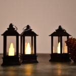 Classic Style Lantern With Artificial Rustic Battery-Operated Flameless Candle Light For Home Decoration (Pack of 24) - Image 6
