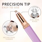 2-in-1 Eyebrow Razor & Painless Hair Shaver (1 Pc), Hair accessories - Image 10