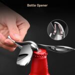 Creative Bird Style Rotating Bottle Opener with Magnetic Cap Catcher