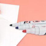 Whiteboard Marker Set (Blue, Black, Red) with Board Duster - Pack of 4 - Image 6