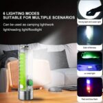 Pattern Flashlight USB Flashlight Rechargeable LED Torch Light (1 Pc) - Image 6