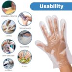 Eco-Friendly Kitchen Hand Gloves, Disposable hand gloves, Free size (100 Pc) - Image 3