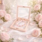 Elegant Dual-Tone Crystal Beaded Stretch Bracelet (1 Pc) - Image 7