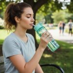 Motivational Water Bottle with Time Marker and Flip Top Lid (1000 ML) - Image 3