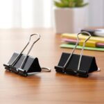 Strong Black Binder Clips (10 Pc ) - Image 7